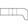 TOOLCRAFT Klemplaten 16 mm Staal (thermisch verzinkt) 137759 1 stuk(s) (Ø x l) 60 mm x 16 mm
