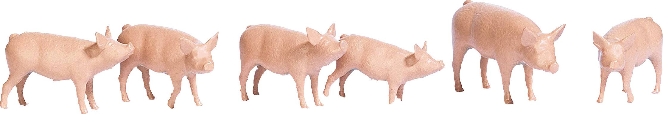 Busch 1172 H0 Varkens figuren Geverfd, Staand
