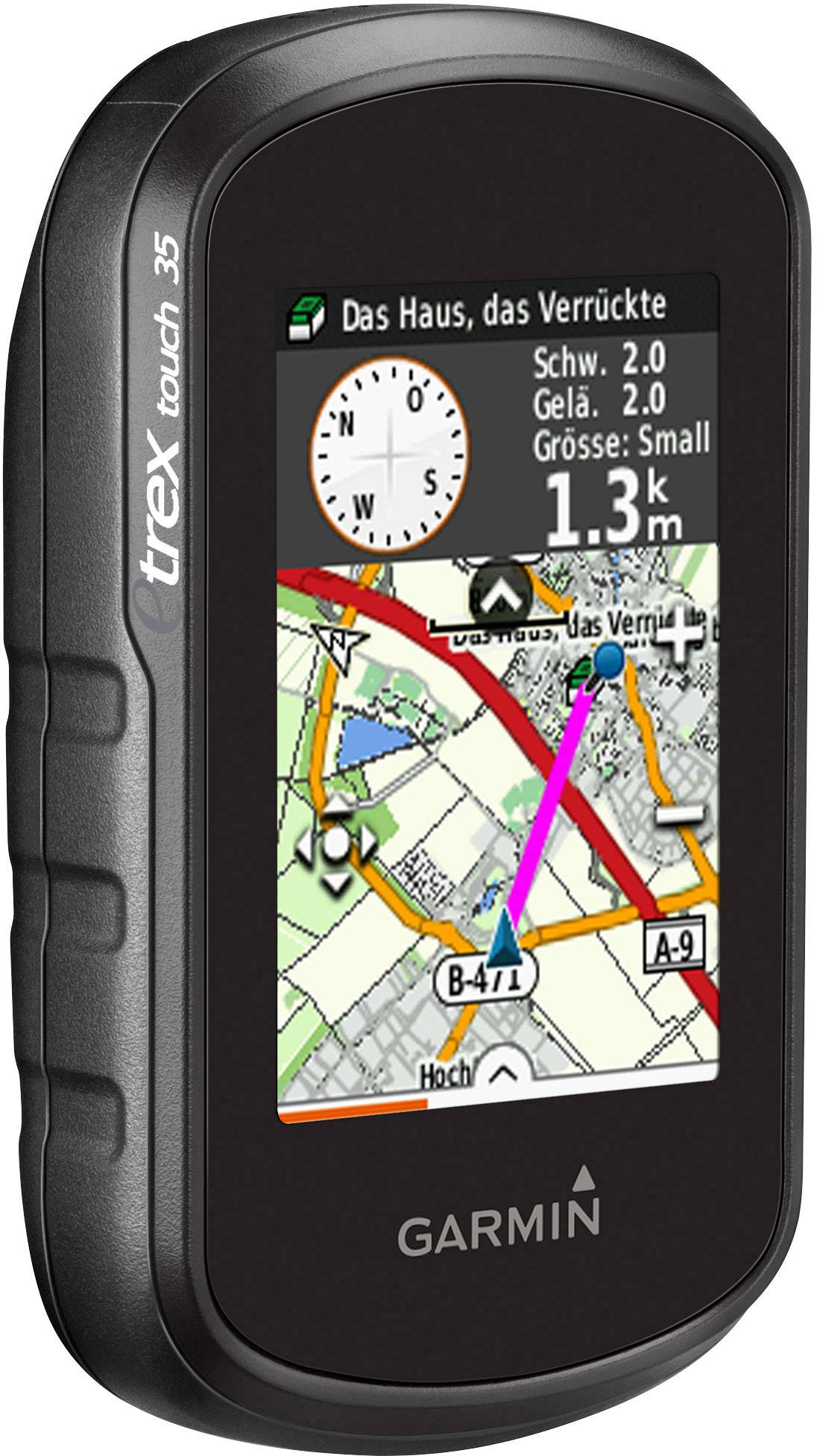 Garmin eTrex® Touch 35 Outdoor navigatie Fietsen, Geocaching, Wandelen Europa Bluetooth, GLONASS, Incl. topografisc | Conrad.nl