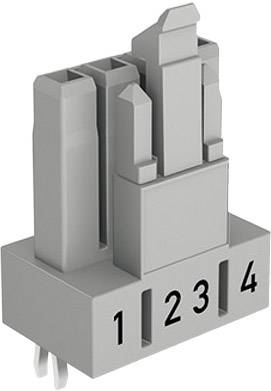 WAGO 890-804 Netstekker WINSTA MINI Bus, inbouw verticaal Totaal aantal polen: 4 16 A Zwart 100 stuk(s) Piece