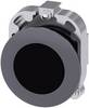 Siemens 3SU10600JB100AA0 3SU1060-0JB10-0AA0 Druktoets Metalen frontring, Bedieningsknop vlak Plunjer Zwart 1 stuk(s)