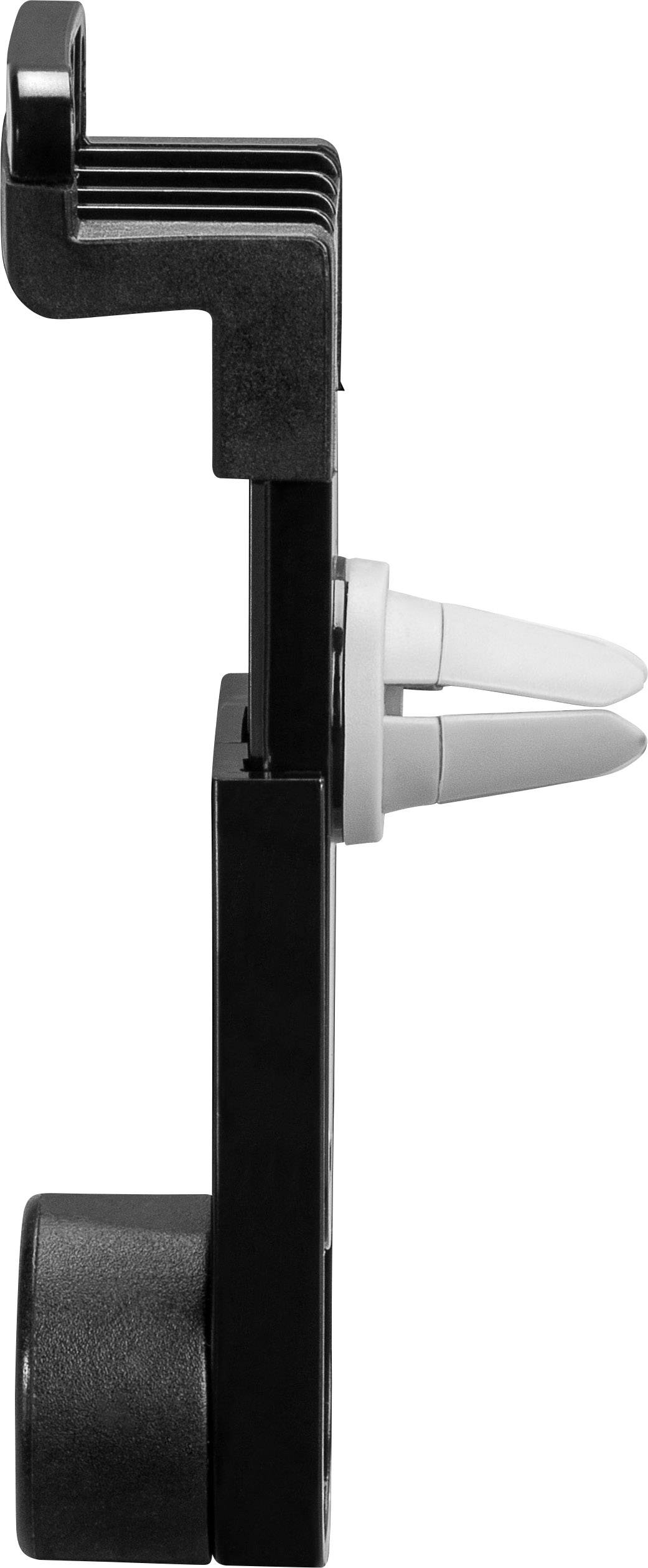 Goobay luchtrooster autohouder met klem voor smartphones / zwart-2