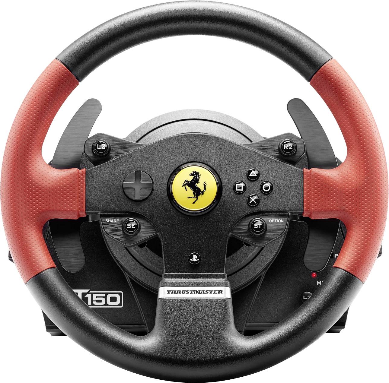 Thrustmaster T150 Ferrari Wheel Force Feedback USB-A 2.0 PC, PlayStation 3, PlayStation 4 Zwart, Rood Incl. pedaal-1