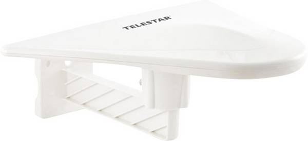 Telestar Antenna 10 Actieve DVB-T/T2 dakantenne Buiten Versterking: 51 dB Wit