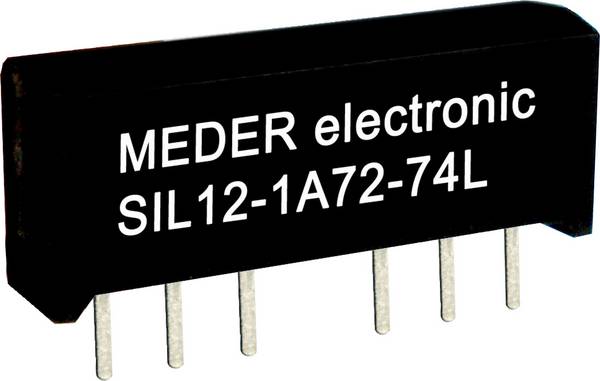 StandexMeder Electronics SIL24-1A72-71D Reedrelais 1x NO 24 V/DC 0.5 A 10 W SIL-4
