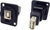 Cliff CP30207N CP30207N XLR-adapter USB 2.0-B bus naar USB 2.0 A-bus Adapter, inbouw 1 stuk(s)