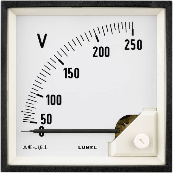 Lumel EA19 250V EA19 250V Inbouwmeetinstrument 96 x 96 mm 250 V/AC Weekijzer