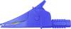Cliff Croc Clip Veiligheids-krokodilklem Steekaansluiting 4 mm CAT III 1000 V Blauw