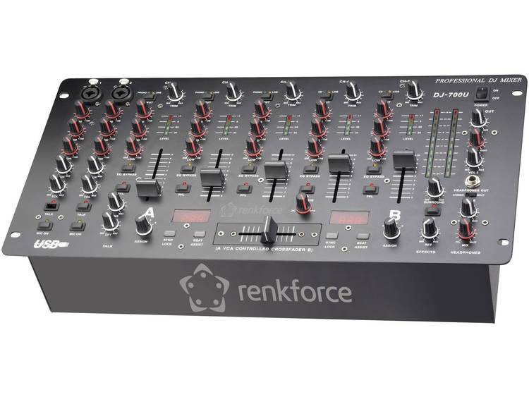 renkforce DJ-mixer 19 inch inbouw