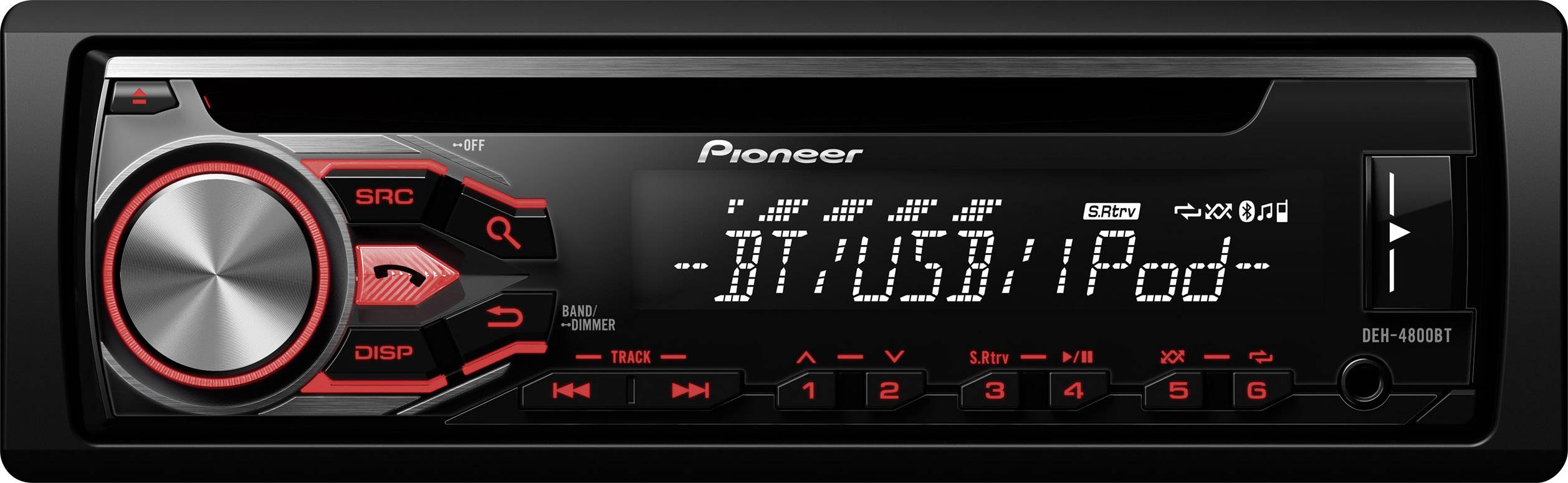 redden gemeenschap Afkorten Pioneer DEH-4800BT Autoradio enkel DIN Bluetooth handsfree | Conrad.nl