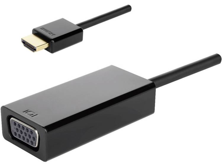 Renkforce HDMI-VGA Adapter [1x HDMI-stekker => 1x VGA bus] Zwart