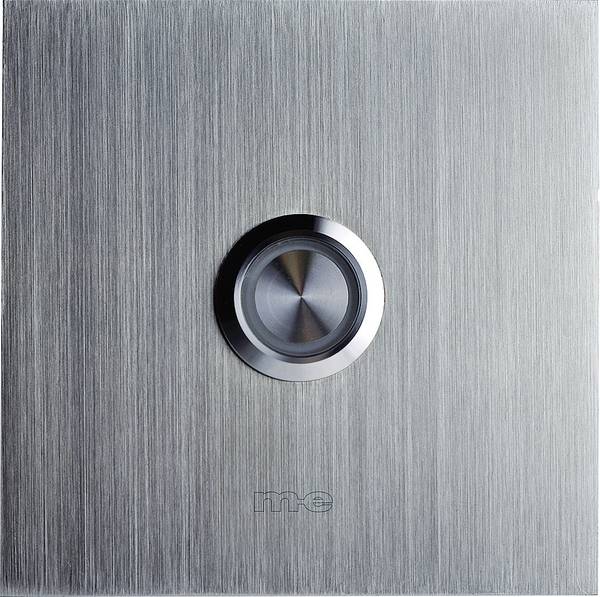m-e modern-electronics 41012 Belplaat  1-voudig Zilver 8-24 V AC/DC/1 A
