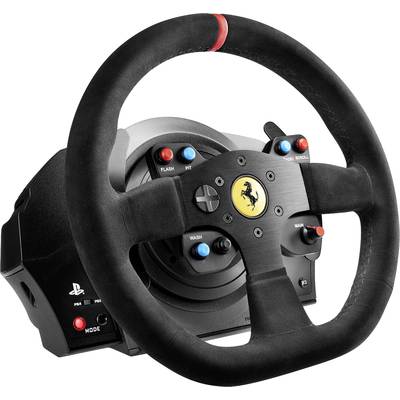 Thrustmaster T300 Ferrari Integral Alcantara Edition Stuur  PlayStation 4 Zwart Incl. pedaal
