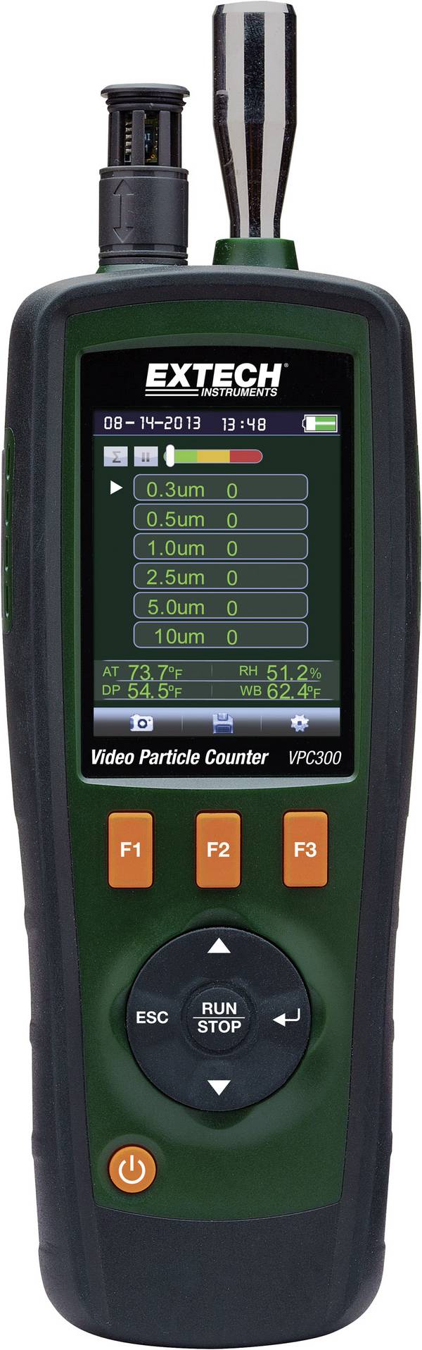 Extech VPC300 Fijnstofmeter Luchtdeeltjes, Luchtvochtigheid, Temperatuur