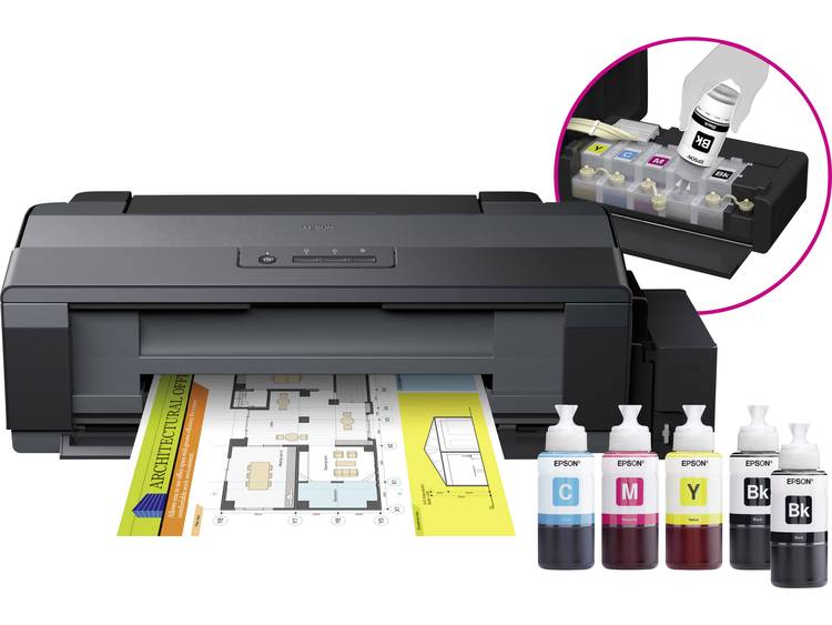 Epson EcoTank ET-14000 Inkjetprinter Printsnelheid (zwart): 15 p-min Inktbijvulsysteem