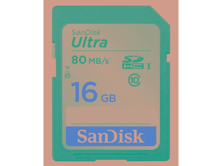 Sandisk Ultra SDHC 16GB Class 10 UHS-I