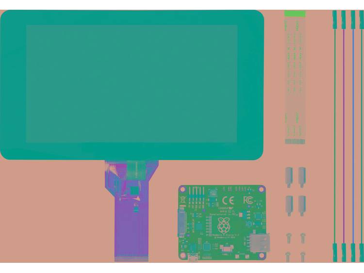 Raspberry PiÂ® RB-LCD-7 Displaymodule 17.8 cm (7 inch) 800 x 480 pix Geschikt voor: Raspberry Pi