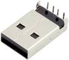 Connfly DS1097-BN0 USB A-stekker, rechthoekig type Stekker, inbouw horizontaal Inhoud: 1 stuk(s)