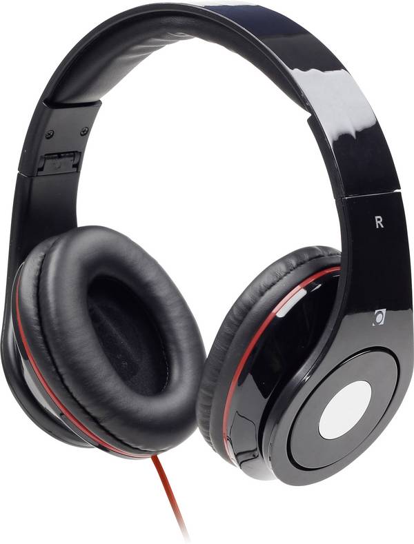 Gembird Detroit On Ear koptelefoon  Kabel  Zwart  Vouwbaar, Headset