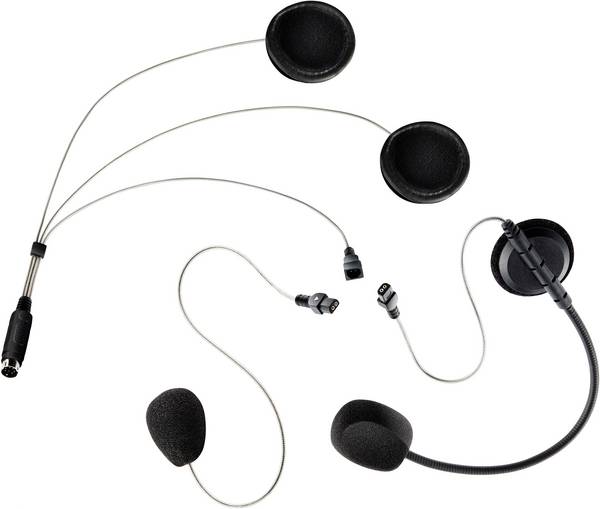 Albrecht COHS Universal-Headset 41932 Headset met microfoon Geschikt voor (helm) Integraalhelm, Jethelm