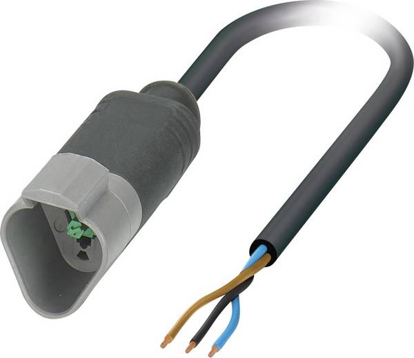 Phoenix Contact 1414999 Sensor/actuator connector, geassembleerd Aantal polen (sensoren): 3 Stekker, recht 1.50 m 1 stuk(s)