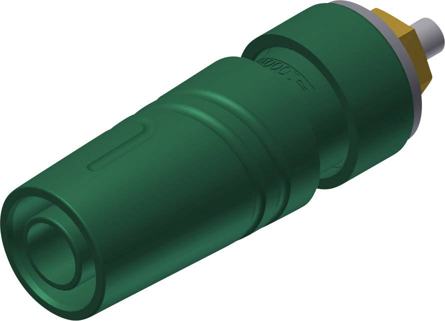 Hirschmann Test & Measurement SAB 2640 LK Au Veiligheids-labconnector, female Bus, inbouw verticaal Stift-Ø: 4 mm Groen 1 stuk(s)