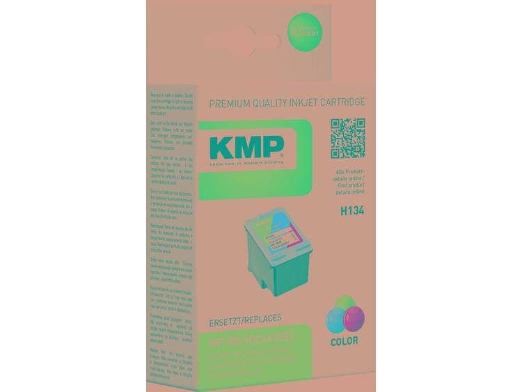 KMP H134 Cartridge vervangt HP 300 Cyaan, Magenta, Geel