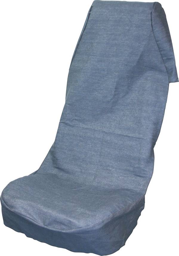 IWH 1399062 Jeans Werkplaatsbeschermhoes  1 stuks Katoen, Jeansstof Blauw Bestuurder, Passagier