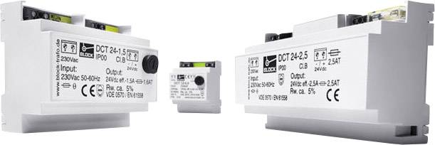 BLOCK DCT 12-4 Niet-gestabiliseerde gelijkstroomvoorziening 12 V/DC 4 A 48 W Aantal uitgangen:1 x Inhoud 1 stuk(s)
