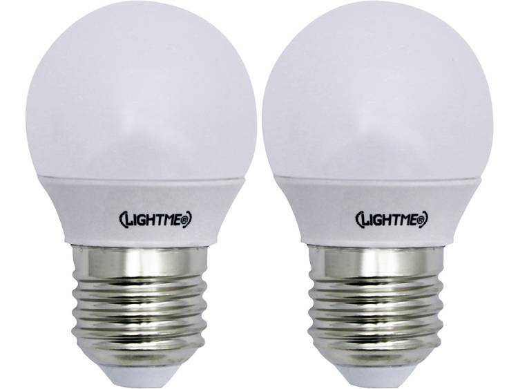 LightMe LED-lamp 3 W = 25 W Warmwit 230 V Inhoud: 2 stuks