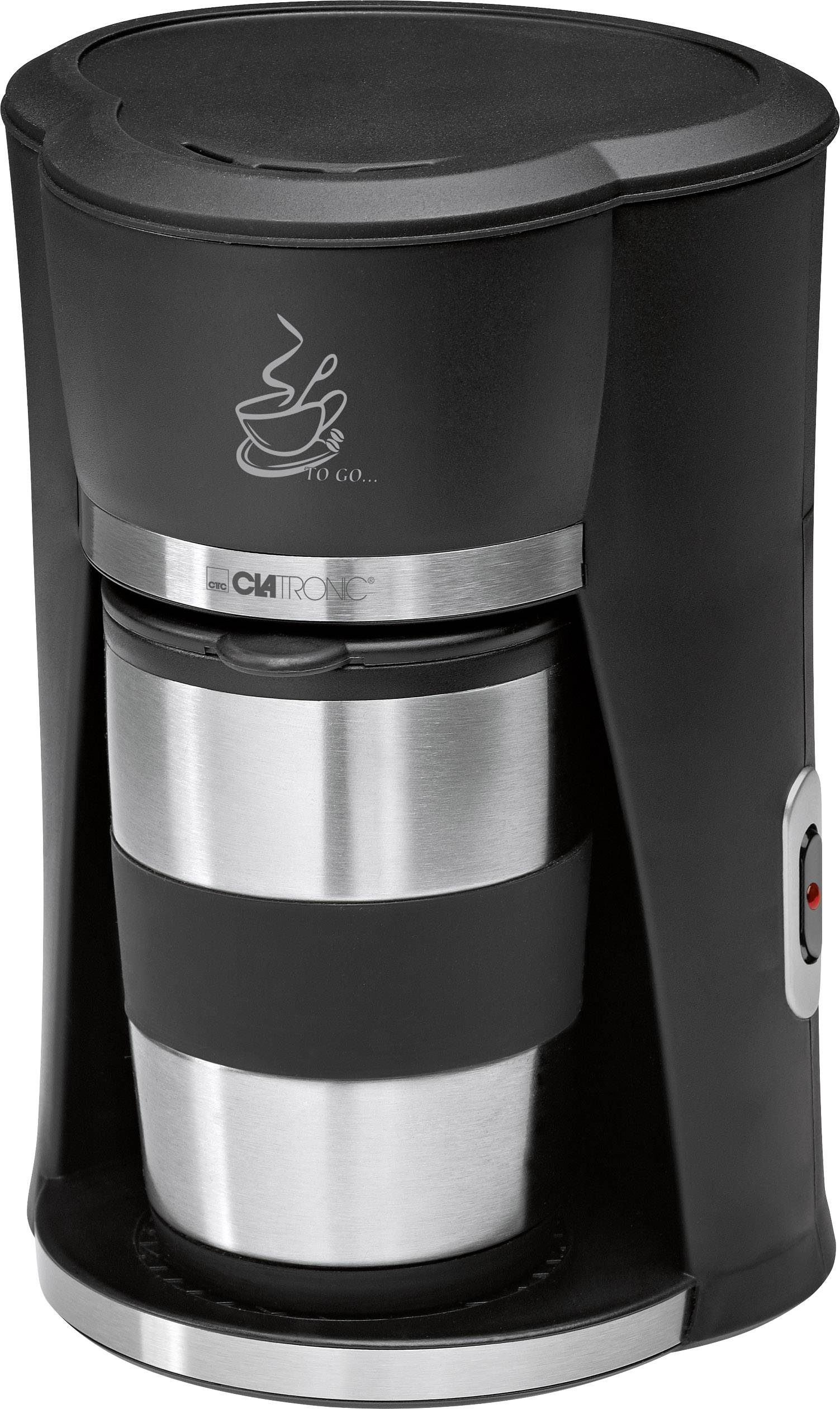 Clatronic KA 3450 Koffiezetapparaat Zwart Capaciteit koppen: 1 Clatronic KA 3450 Koffiezetapparaat Zwart Capaciteit koppen: 1