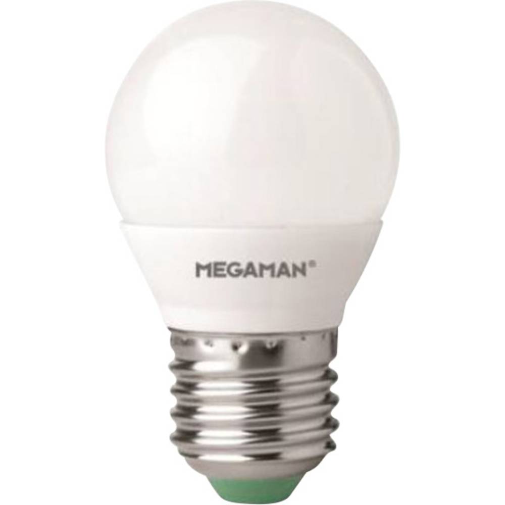 Megaman LG2605.5 E27 2800K LED-lamp Energielabel F (A - G) E27 Kogel 5.5 W = 40 W Warmwit (Ø x l) 45 mm x 77 mm 1 stuk(s)