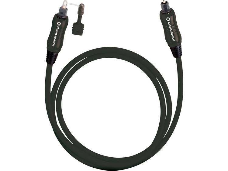 Oehlbach Opto Star Black High-quality and very flexible optical digital cable-2.0 meter