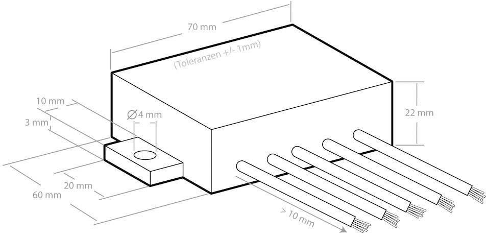 Kemo Electronic GmbH Spanningsomvormer met pulsomzetter Module Uitgangsspanning (bereik): 110 - 230 V/AC-1