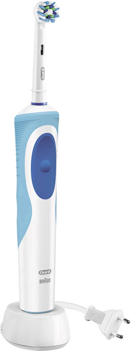 bekken Snikken koolstof Oral-B Vitality Cross Action 123361 Elektrische tandenborstel Roterend /  oscillerend Wit, Lichtblauw | Conrad.nl