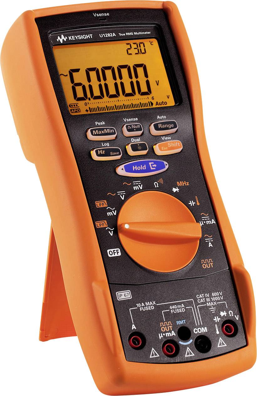 Keysight Technologies U1282A Multimeter Digitaal Weergave (counts