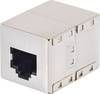 Renkforce RJ45 Netwerk Adapter CAT 6 [1x RJ45-bus - 1x RJ45-bus] Metaal