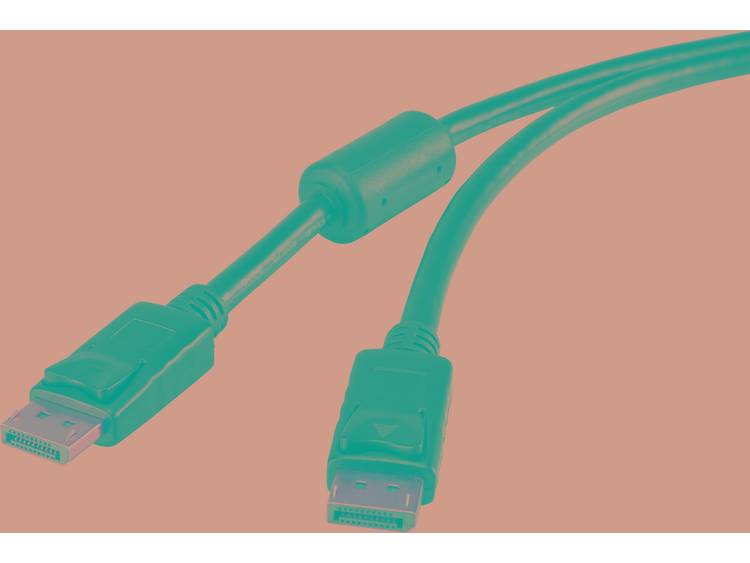 Renkforce DisplayPort Aansluitkabel [1x DisplayPort stekker 1x DisplayPort stekker] 10 m Zwart