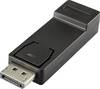 Renkforce RF-4212225 DisplayPort / HDMI Adapter [1x DisplayPort stekker - 1x HDMI-bus] Zwart