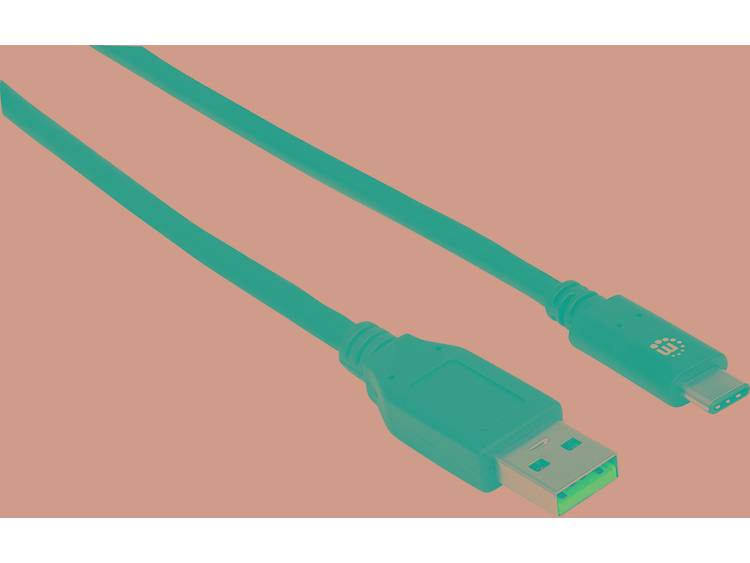 Manhattan USB Kabel 3.1 Manhattan C -> A St-Bu 1.00m zwart (353373)