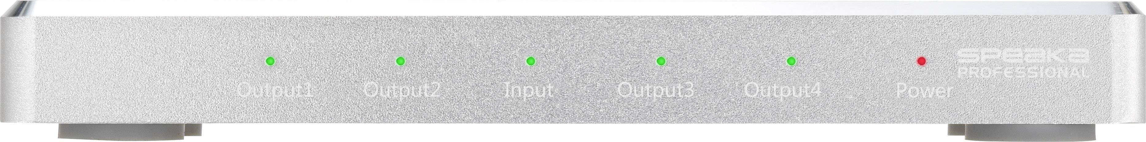 SpeaKa Professional 4 poorten HDMI-splitter Met aluminium behuizing, Ultra HD-geschikt 3840 x 2160 Pixel-3