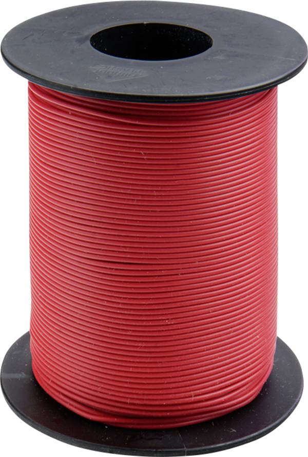 Donau Elektronik 105-0-100 Schakeldraad  1 x 0.20 mm² Rood 100 m