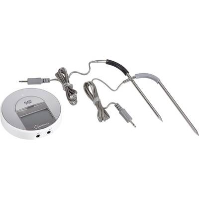 Barbecuethermometer Gratis app, Kabelsensor, Alarm, Automatische uitschakeling Renkforce-0