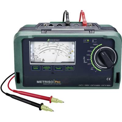 Gossen Metrawatt Metriso Pro Isolatiemeter  50 V, 100 V, 250 V, 500 V, 1000 V 1 TΩ