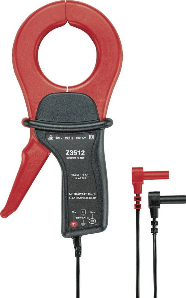Gossen Metrawatt Z3512 Stroomtangadapter  Meetbereik A/AC (bereik): 0.5 - 1000 A Meetbereik A/DC (bereik): 0.5 - 1000 A