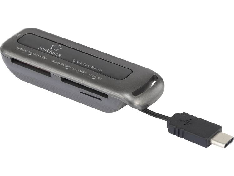 renkforce USB-kaartlezer smartphone-tablet USB-C