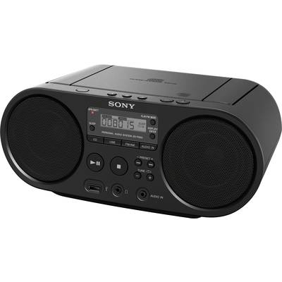 Sony ZS-PS55B Radio/CD-speler DAB+, VHF (FM) AUX, CD, USB  Zwart
