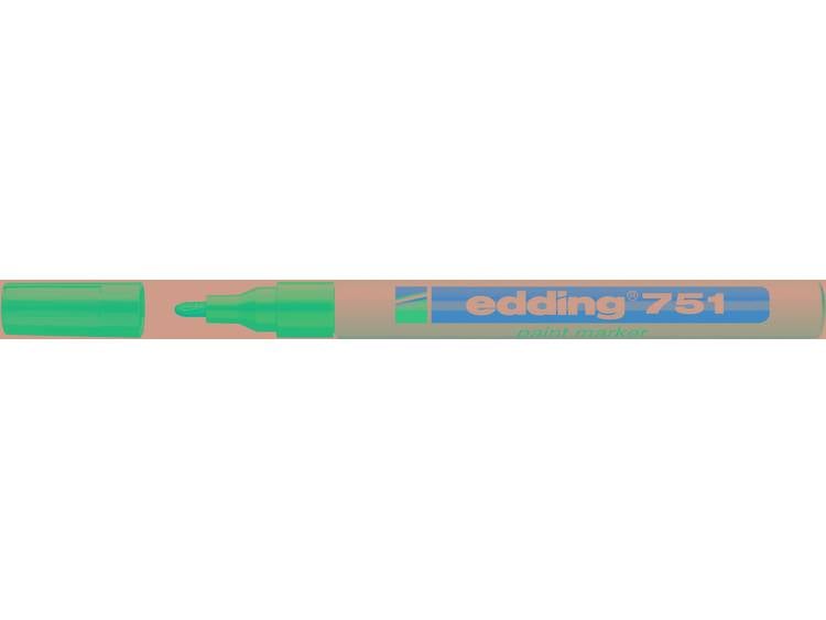 Viltstift Edding 751 lakmarker rond blauw 1-2mm