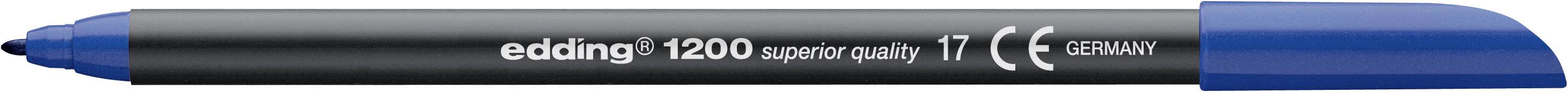 Edding Viltstift 4-1200003 4-1200003 Blauw 1 mm 1 stuk(s)-0