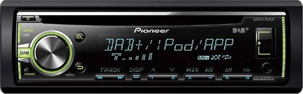 Pioneer DEH-X6800DAB Autoradio enkel DIN DAB+ tuner, Aansluiting voor stuurbediening